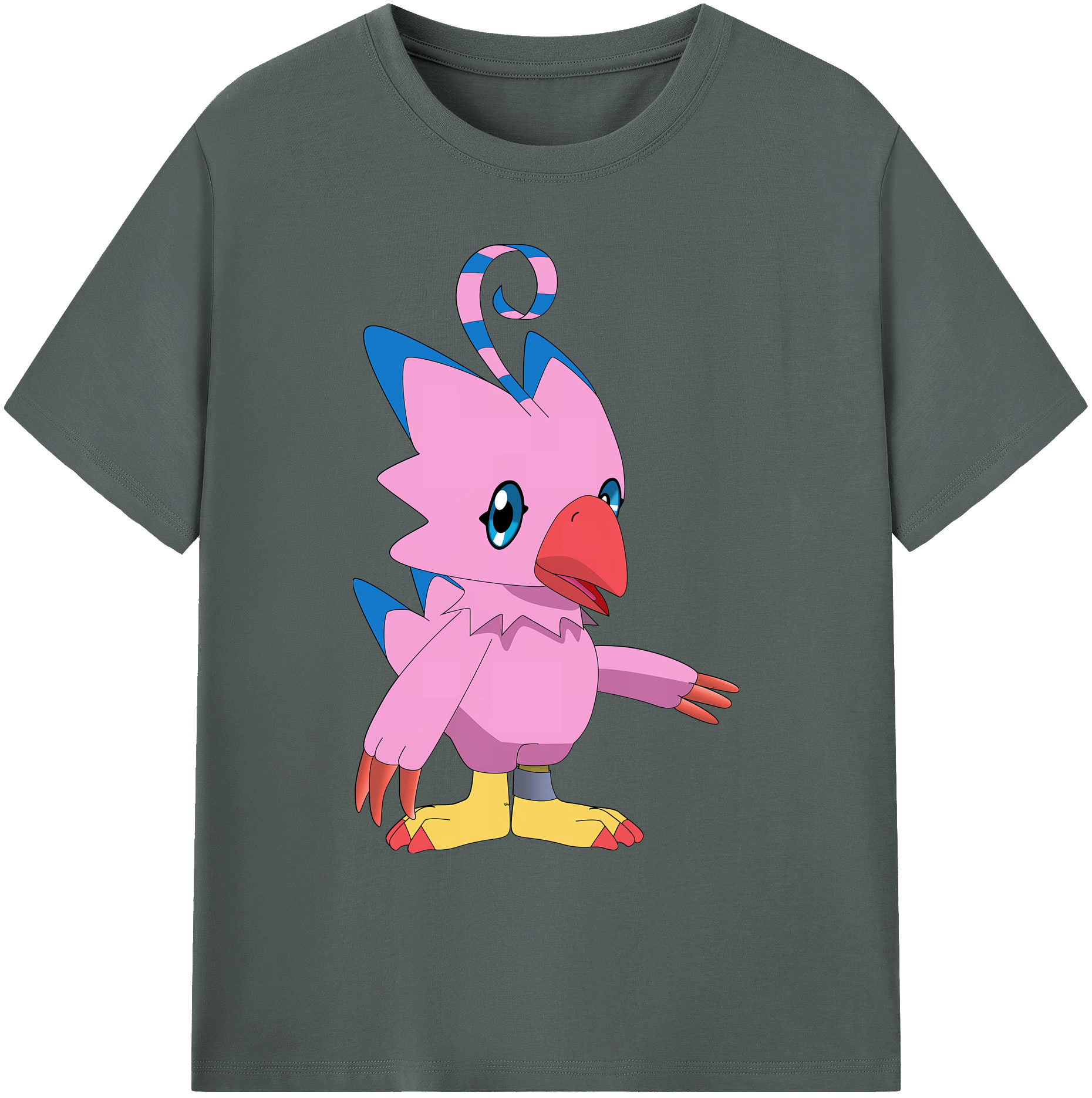 （画像用） Digimon デジタルモンスター/デジモン 綿100％ メンズ半袖Tシャツ｜肌触りやわらか＆通気性